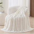 3D Bubble Plush Throw Blanket