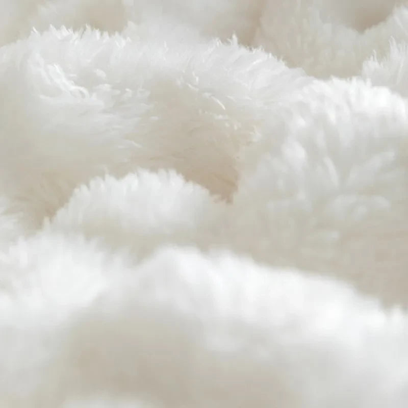 3D Bubble Plush Throw Blanket