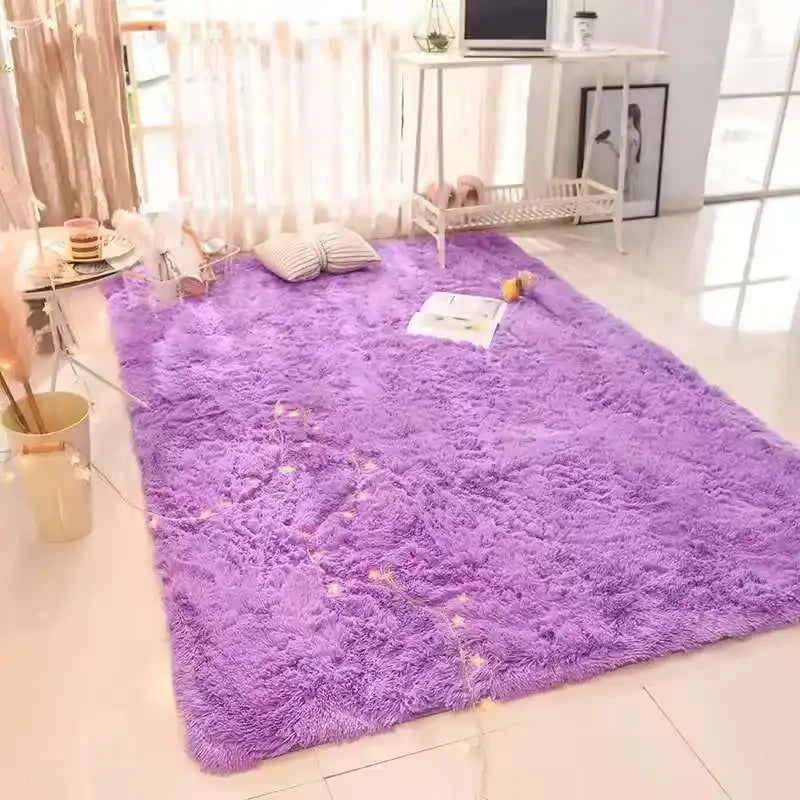 VIKAMA Fluffy Tie-Dyed Carpet