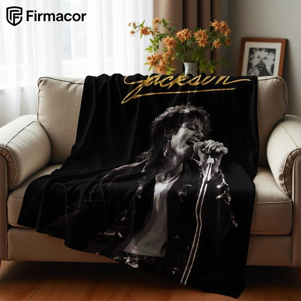 Michael Jackson Printed Flannel Blanket