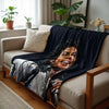 Michael Jackson Printed Flannel Blanket
