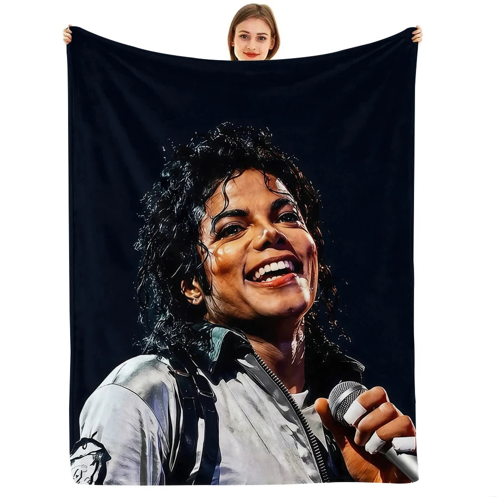 Michael Jackson Printed Flannel Blanket