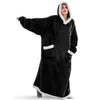 Super Long Flannel Blanket Hoodie
