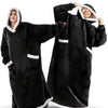 Super Long Flannel Blanket Hoodie